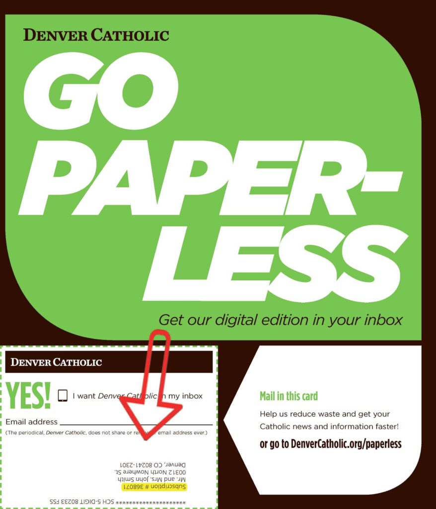 Go paperless! 