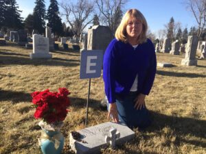 California native Virginia Haddad joined the Julia Greeley bus tour Feb. 21 to learn more about a beloved family friend. In the only known photo of Denver’s “Angel of Charity,” Julia is holding Haddad’s aunt, Marjorie Urquhart.