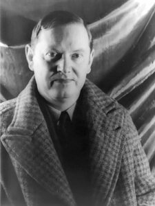 Evelyn Waugh, the author of Brideshead Rivested.