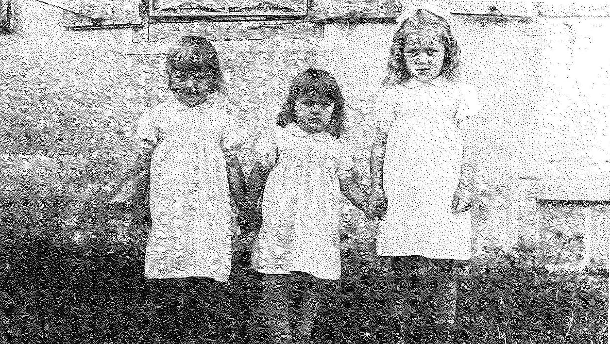 Three of Franz Jagerstatter's four children: Maria, Louisi and Rosi./Styria Verlag. Used with permission