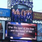 Catholic school night at Rockies